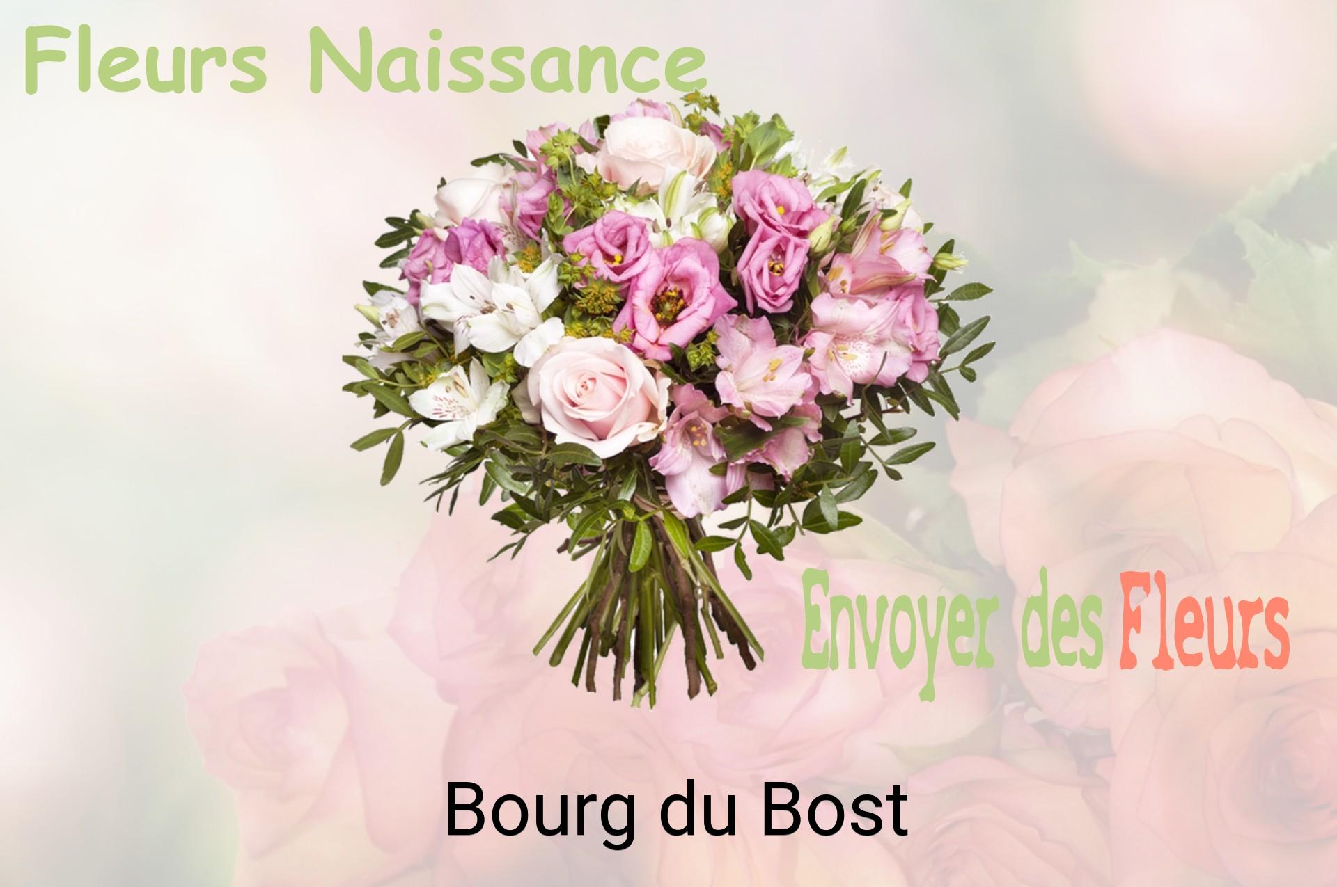 Bouquet de fleurs de naissance livré à Bourg-du-Bost